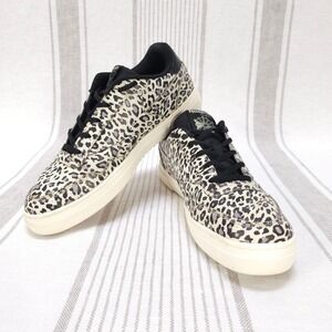 Reebok Classic Club Memt Leopard Print Sneakers Womens 10 Streetstyle Maximalist